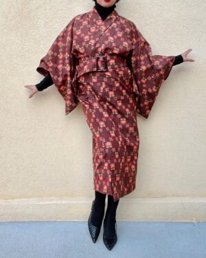 KIMOROBE [Rinko] kimono vintage relooké