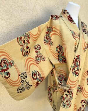 DOUCHUGI vintage jaune, kimono veste