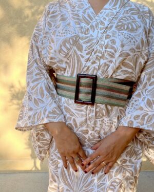 thumbnail_IMG_0878 CEINTURE large rayure vert