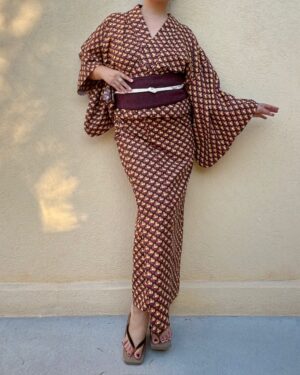 YUKATA 2 pièces + OBI + OBIJIME, Ensemble de 3 pièces